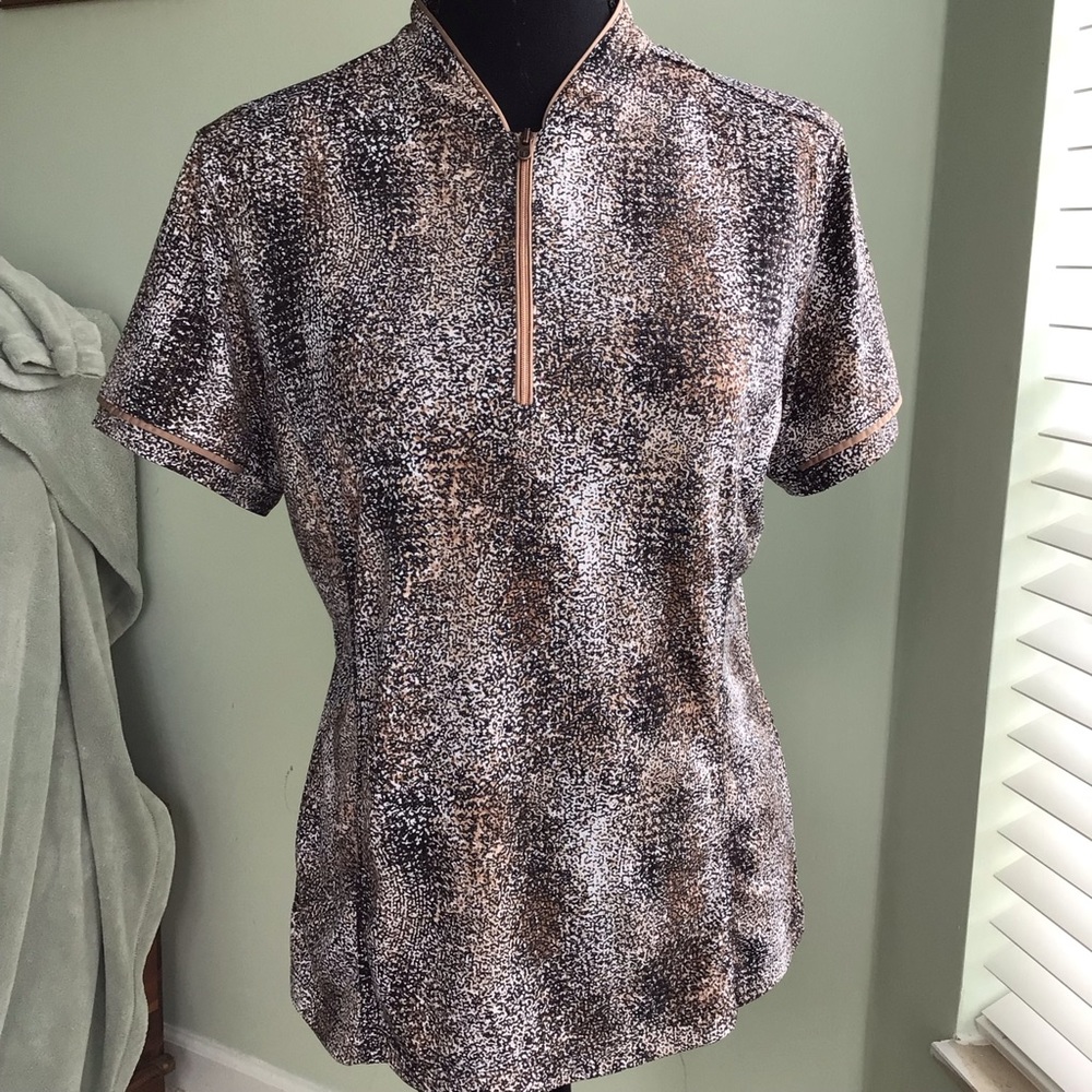 TAIL Golf Polo - Animal Print